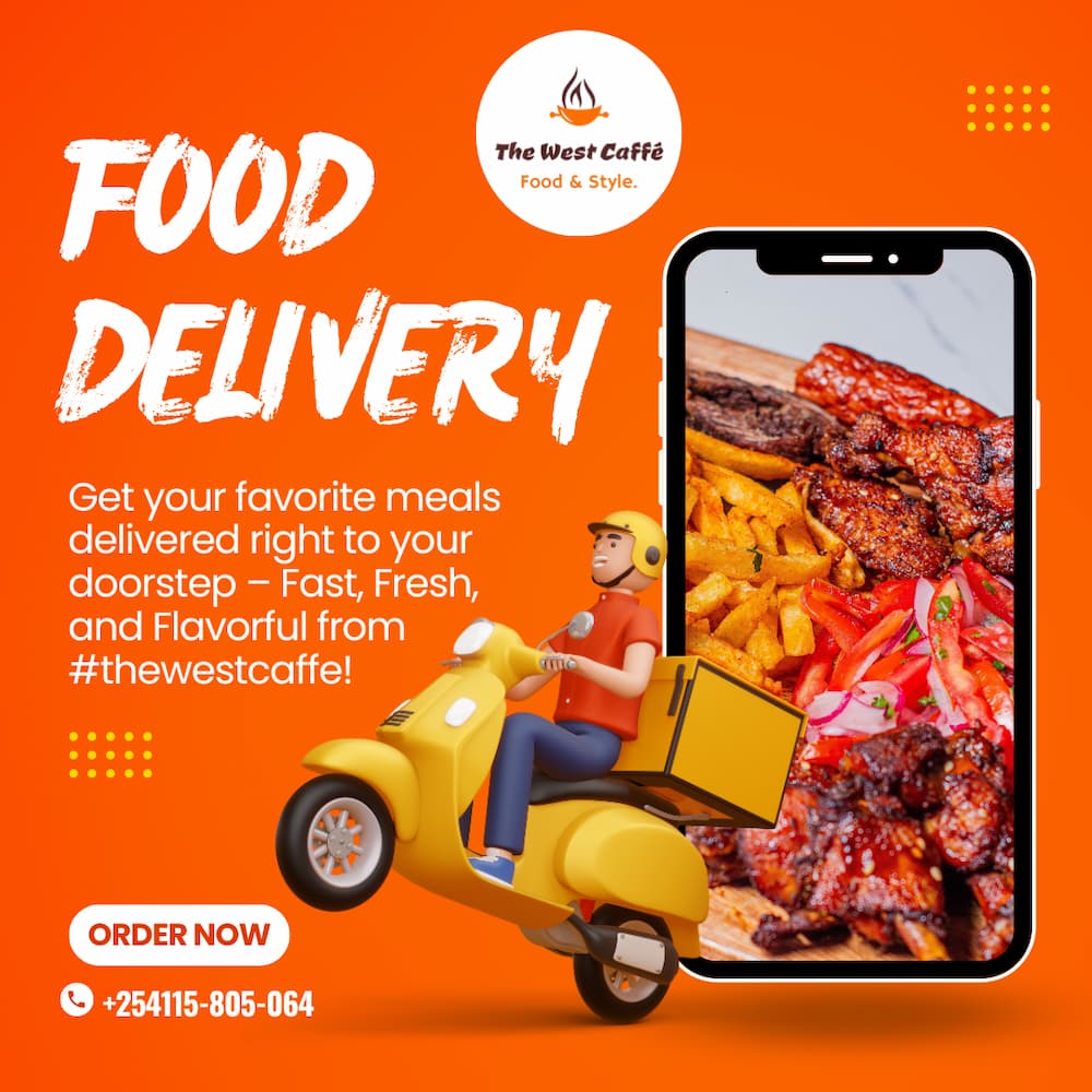 Food delivery banner